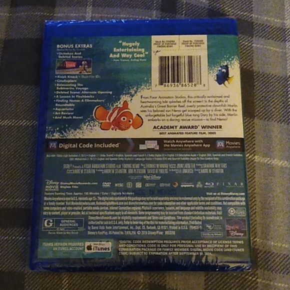 Finding Nemo Blu-ray + DVD - Picture 2 of 2
